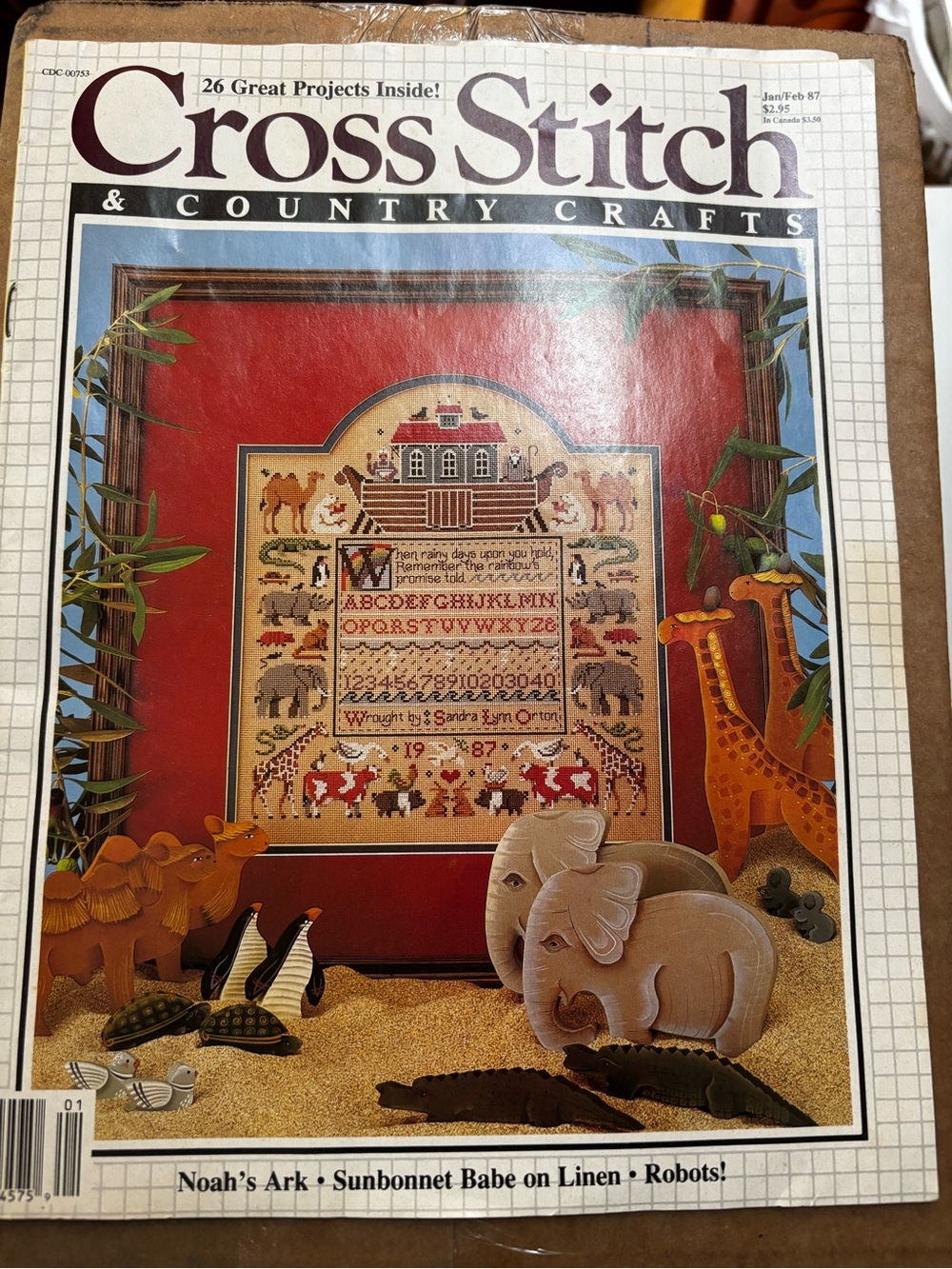 Vintage Cross Stitch & Country Crafts Jan/Feb 87
